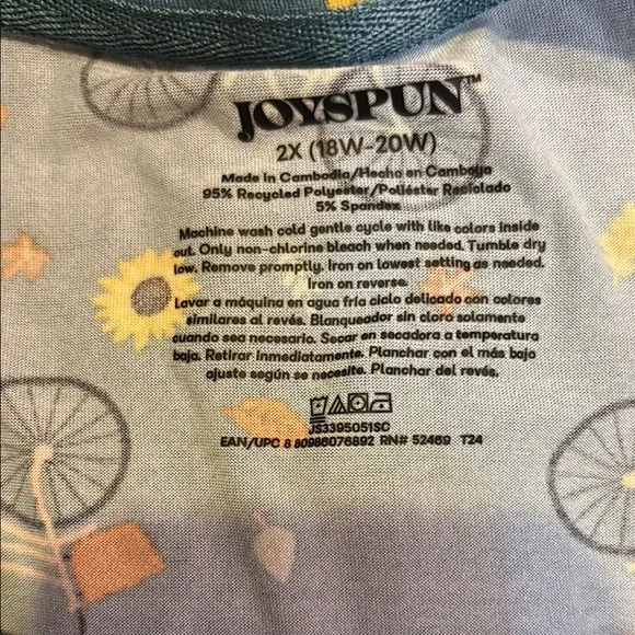 Blue and Yellow Cartoon Pajama Set Intimates & Sleepwear - Picture 4 of 8